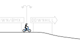 Downtown/Downhill track