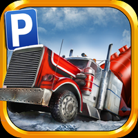 3D Ice Road Trucker Parking Simulator Game