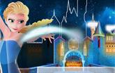 Elsa Builds the Frozen Castle